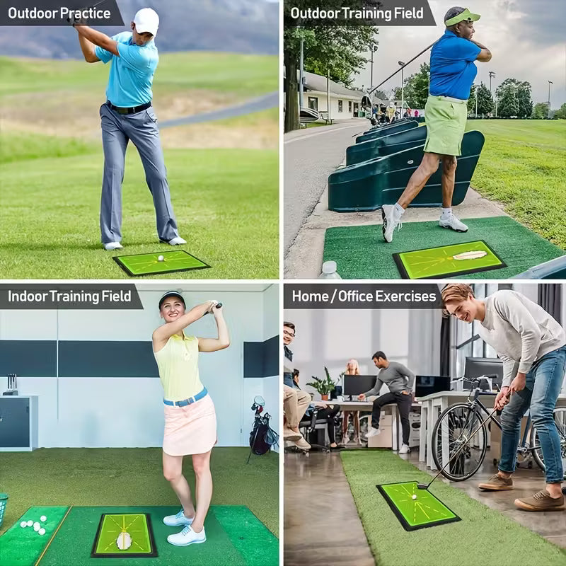 Golf Training Mat For Swing Detection Batting