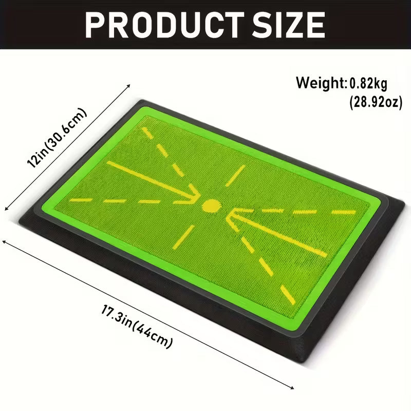 Golf Training Mat For Swing Detection Batting