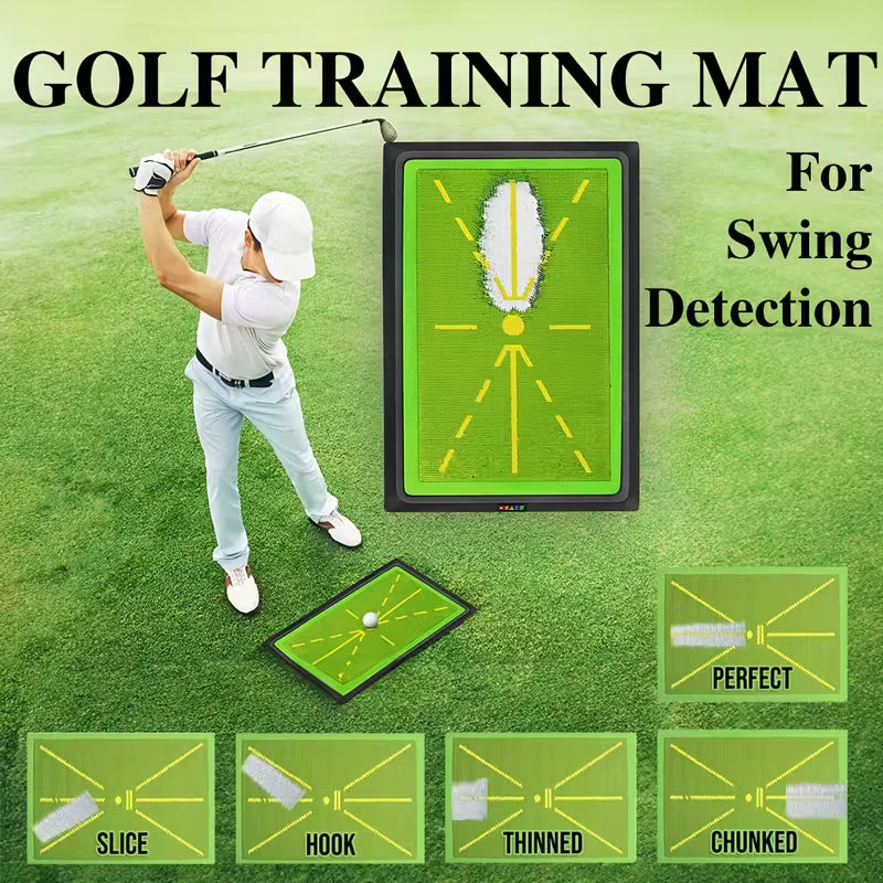 Golf Training Mat For Swing Detection Batting