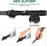 Golf Grip Swing Training Aid - Retractable Click Club Trainer Indoor Practice