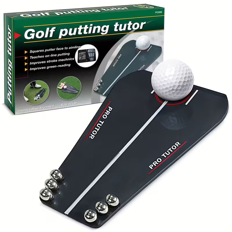Golf Putting Tutor - Swing Trainer & Alignment Aid for Indoor/Outdoor Use