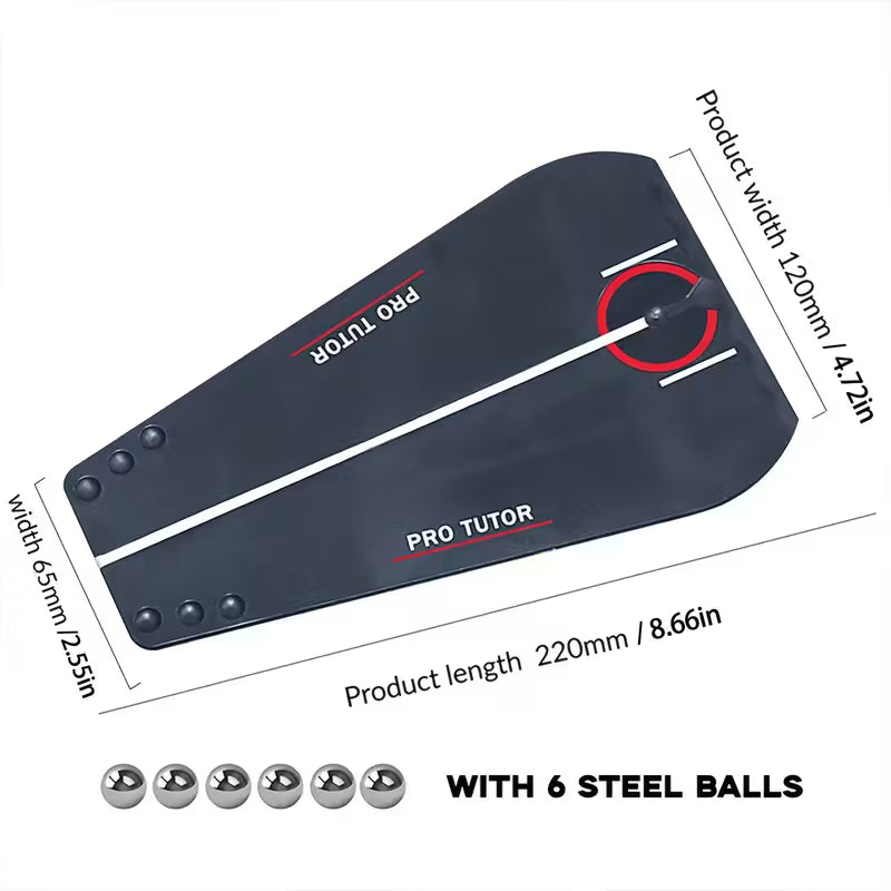 Golf Putting Tutor - Swing Trainer & Alignment Aid for Indoor/Outdoor Use